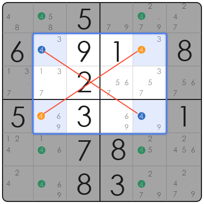 sudoku app with auto candidate mode